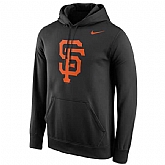 Men's San Francisco Giants Nike Logo Performance Pullover Hoodie - Black,baseball caps,new era cap wholesale,wholesale hats